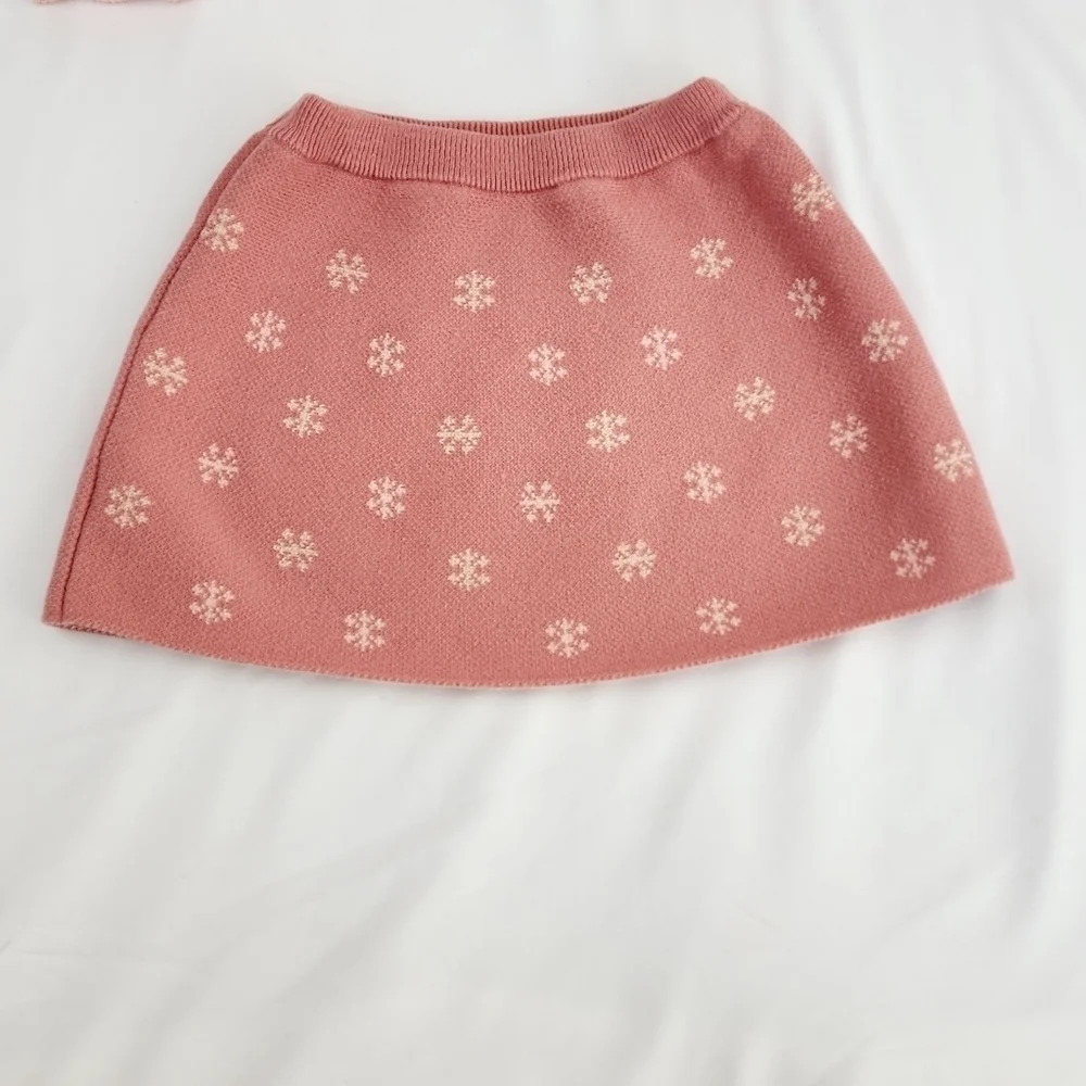 Cynthia Rowley Snowman Sweater and Skirt Set